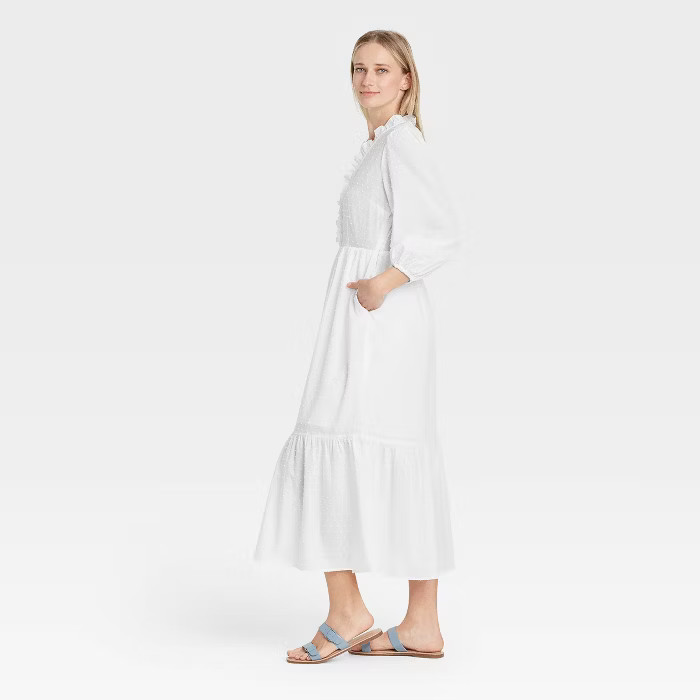 Women's Balloon Long Sleeve Dress - Who What Wear™ | Target