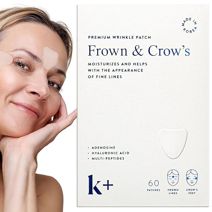 KPLUS K+ Wrinkle Patches for Forehead, Crow’s Feet & Smile Lines – Korean Overnight Patches w... | Amazon (US)