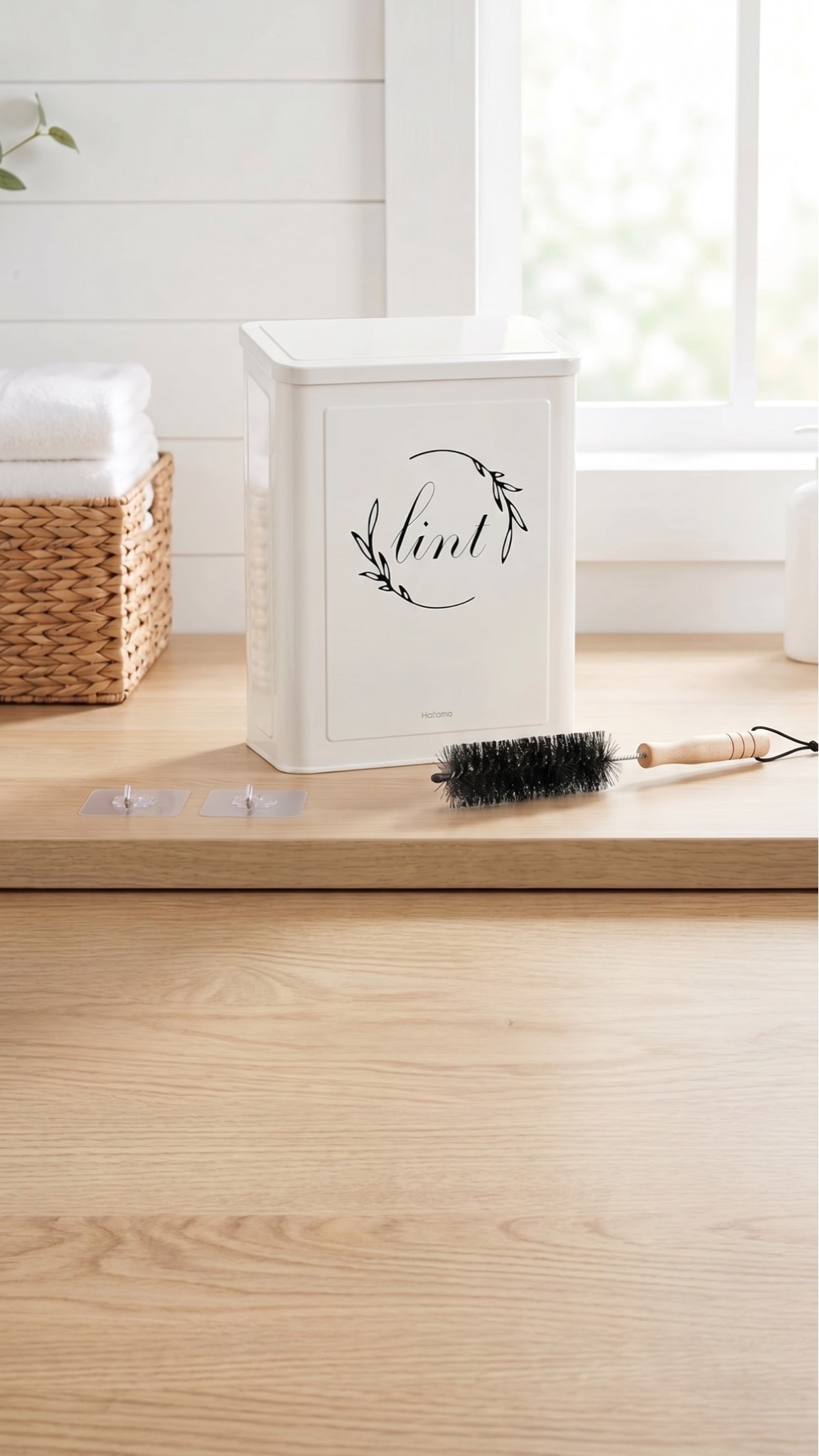 Keep your cleaning tools tucked away in style. 🤍 This lint bin keeps everything organized and within reach! #LTKHome #HomeOrganization #AmazonFinds

#LTKdayinmylife #LTKHome #LTKmomlife