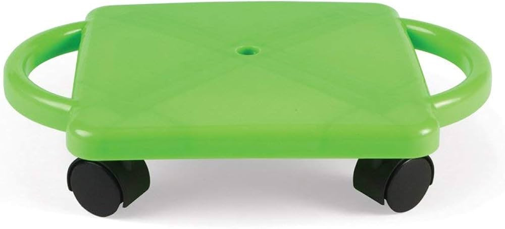 hand2mind Green Indoor Scooter Board with Handles, Gym Scooters for Kids, Recess Toys, PE Equipme... | Amazon (US)