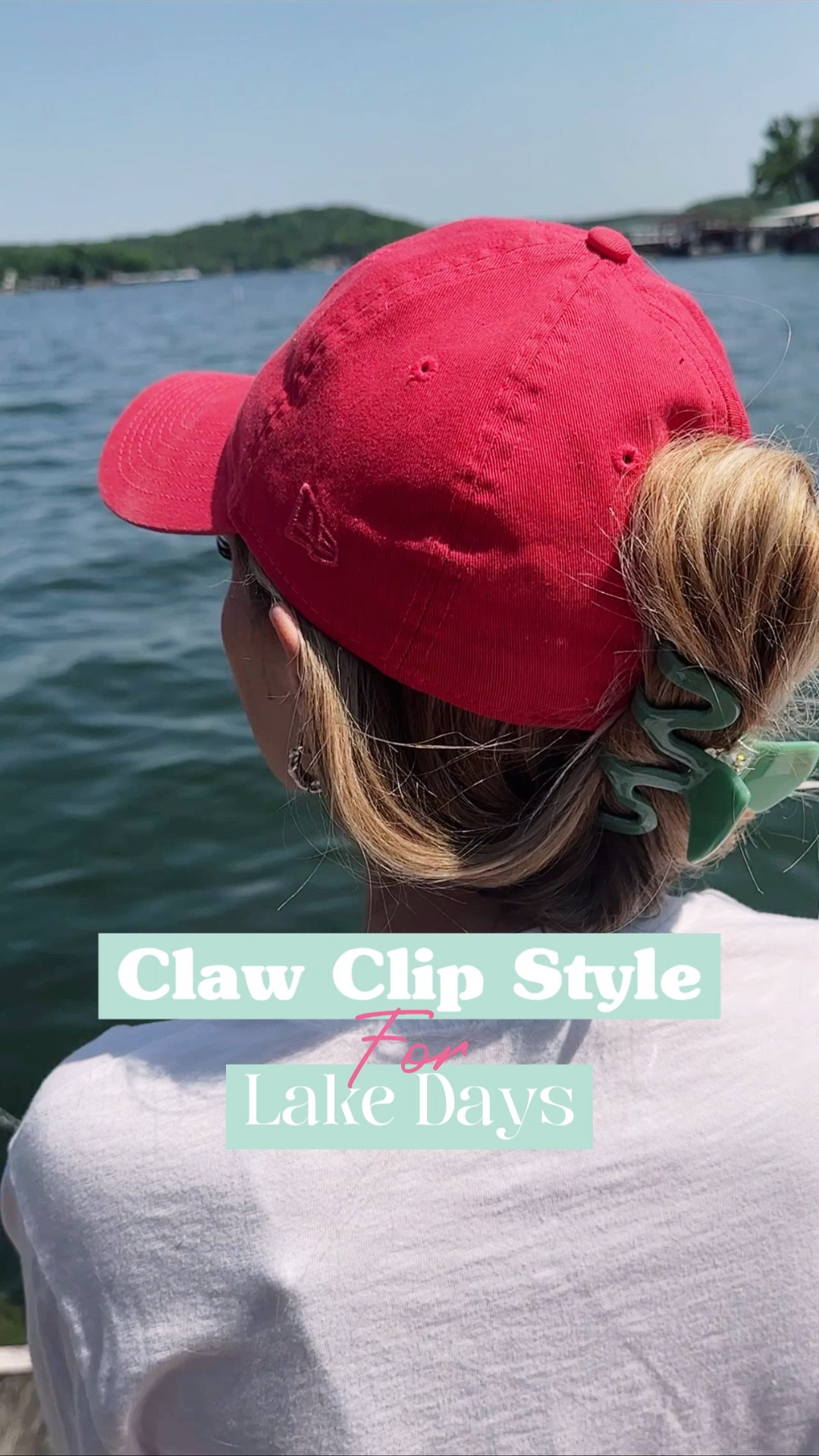 Loving the Goody Tru X Hola Lou Collection for days on the water! #goodyhairgiftedme - This simple style is a go to for me at the lake. Brush your hair, Put on your favorite ball cap hat, and then twist your hair into a pony knot clipping the hair into place (use the back hat opening for a place to secure!) you can find these @goodyhair accessories at @walmart 

Lazy girl hairstyles | easy hair do | long hairstyles | lake days | lake hair | easy beauty | simple styles | go to looks | lazy girl beauty

#hairinspiration #clawcliphairstyles #hairclip #easyhairstyles #clawcliphairstyle #hairclaw #hairtutorialvideo #longhair #hairclips #hairtrends #hairinspo #haircare #clawclip #hairvideo #cutehairstyle #hairstyleideas #lazygirlbeauty #trendyhair #hairaccessories #hairtutorial #lazygirl #hairvideo #hairfashion #hairaccessories #lakehair #clawcliphair #poolhair

#LTKstyletip #LTKswim #LTKbeauty