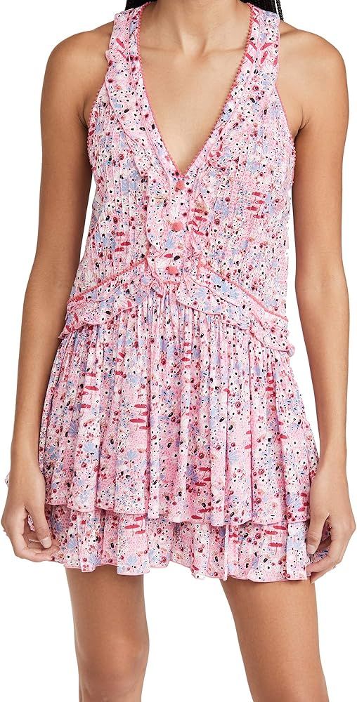 Poupette St Barth Women's Mae Ruffled Mini Dress | Amazon (US)