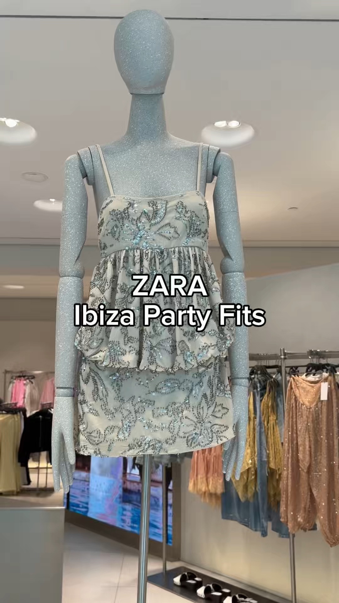 @Zara Ibiza party outfits! Sparkly sequin, seashell and sheer outfits for your next beach club party are in! Shop summer party and vaction outfits and accessories. 
#zara #ibizaoutfits #summeroutfit #partyoutfits #sequin #seashell #beachcluboutfits 

#LTKSeasonal #LTKTravel #LTKFestival