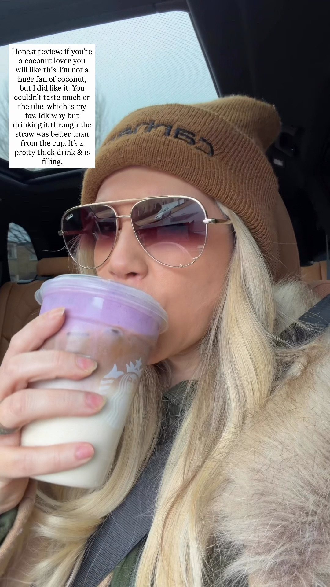 Have you tried to new Ube Coconut Macchiato at Starbucks? Sharing some of my favorite loungewear sweat outfits with you guys. 


Gap: size down 2 sizes 

#LTKPetite #LTKdayinmylife #LTKActive