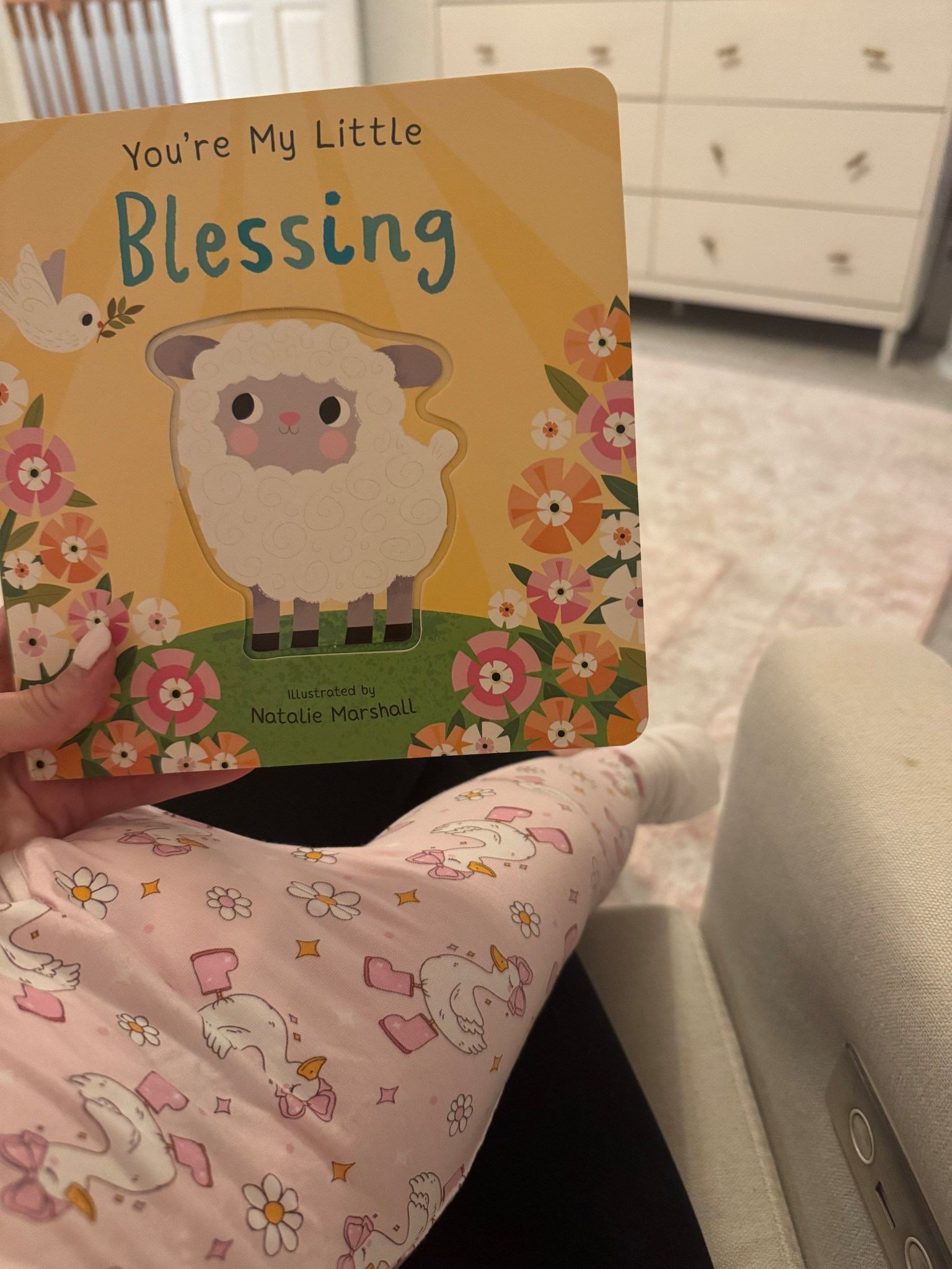 The cutest book! Perfect for Easter, baptism or new baby! In our favorite Caden Lane silly goose jammies 😍 linked a similar pair from Amazon, but not sure on quality  

#LTKBaby #LTKKids #LTKSeasonal