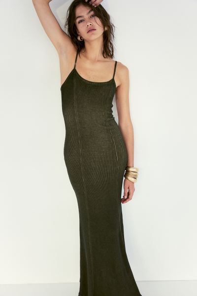 Washed-look Ribbed Maxi Dress | H&M (US + CA)