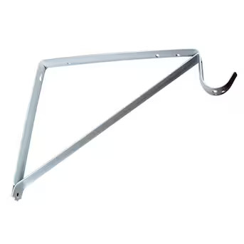 Project Source 12.8-in L x 0.94-in W x 12.8-in D White Shelf Bracket | Lowe's