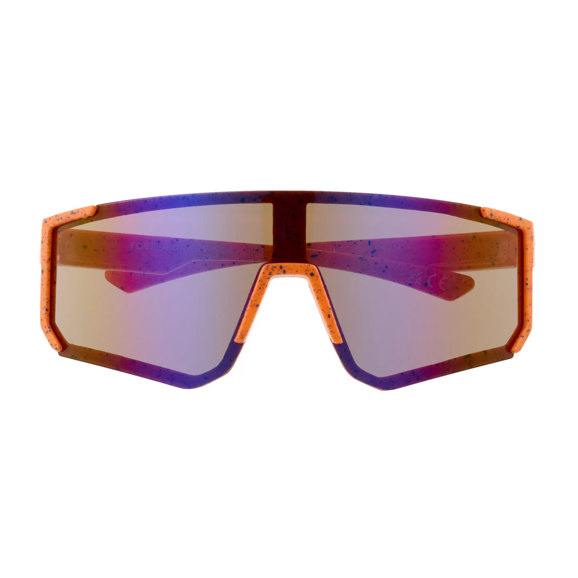 Men's Cali Blue Patterned Plastic Shield Sunglasses | Kohl's