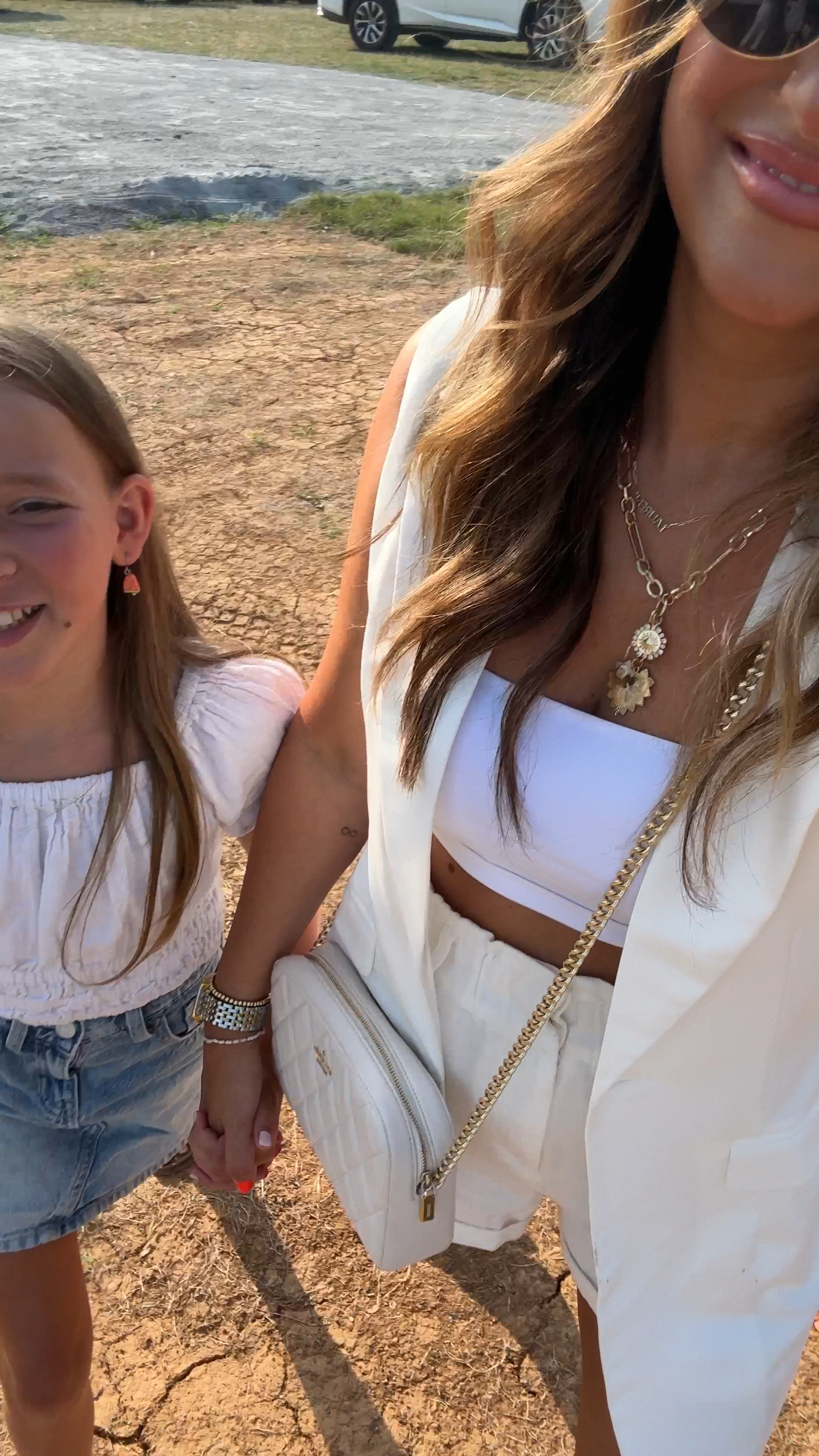 Me and my girl. Wearing meds. Use code LAUREN30JUNE to save 30% on shorts! Xx #LTKSummerSales

#LTKStyleTip #LTKSeasonal