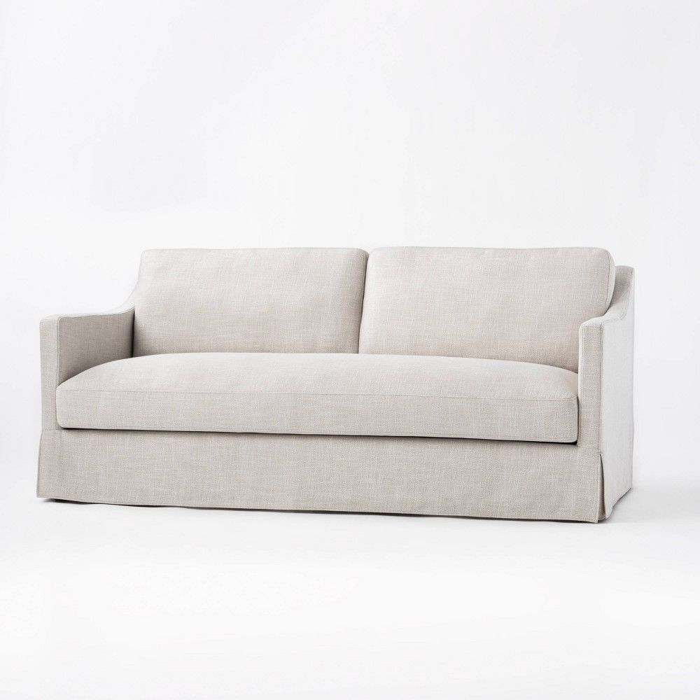 Vivian Park Upholstered Sofa Cream - Threshold designed with Studio McGee | Target