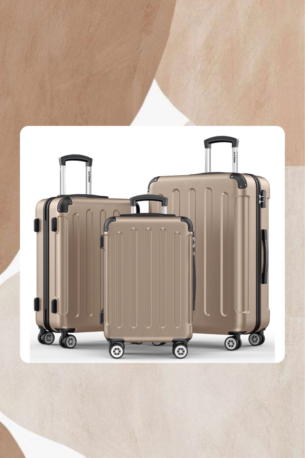3 Piece Luggage Set @walmart #walmart #travel 

#LTKhome #LTKsalealert #LTKU
