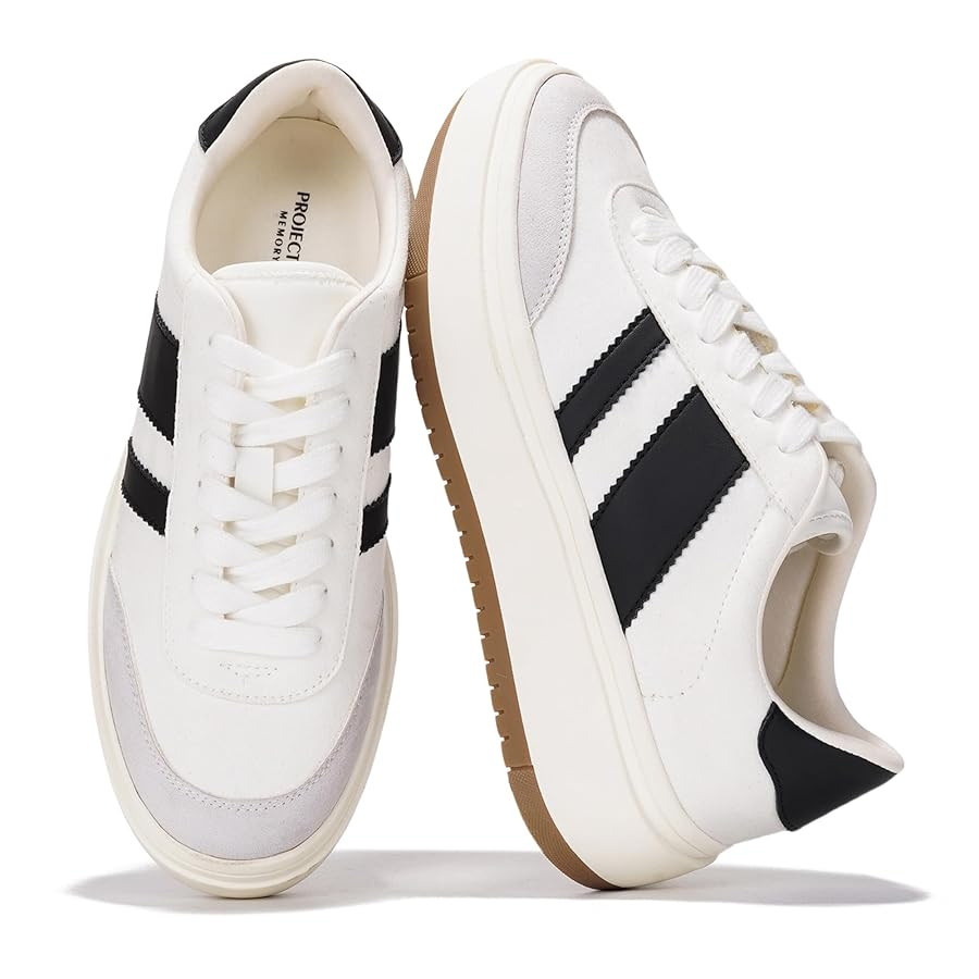 Project Cloud Platform Sneakers for Women - Lightweight Memory Foam Insole Womens Sneakers - Non-... | Amazon (US)