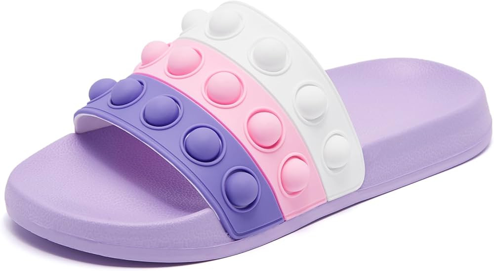 Engtoy Kid Boys Girls Slides Sandals For Kid Unisex Child Slippers Lightweight Non-slip Open Toe ... | Amazon (US)