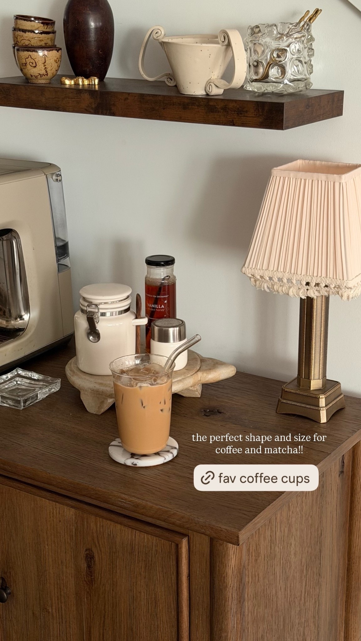 the perfect shape and size for coffee and matcha!!