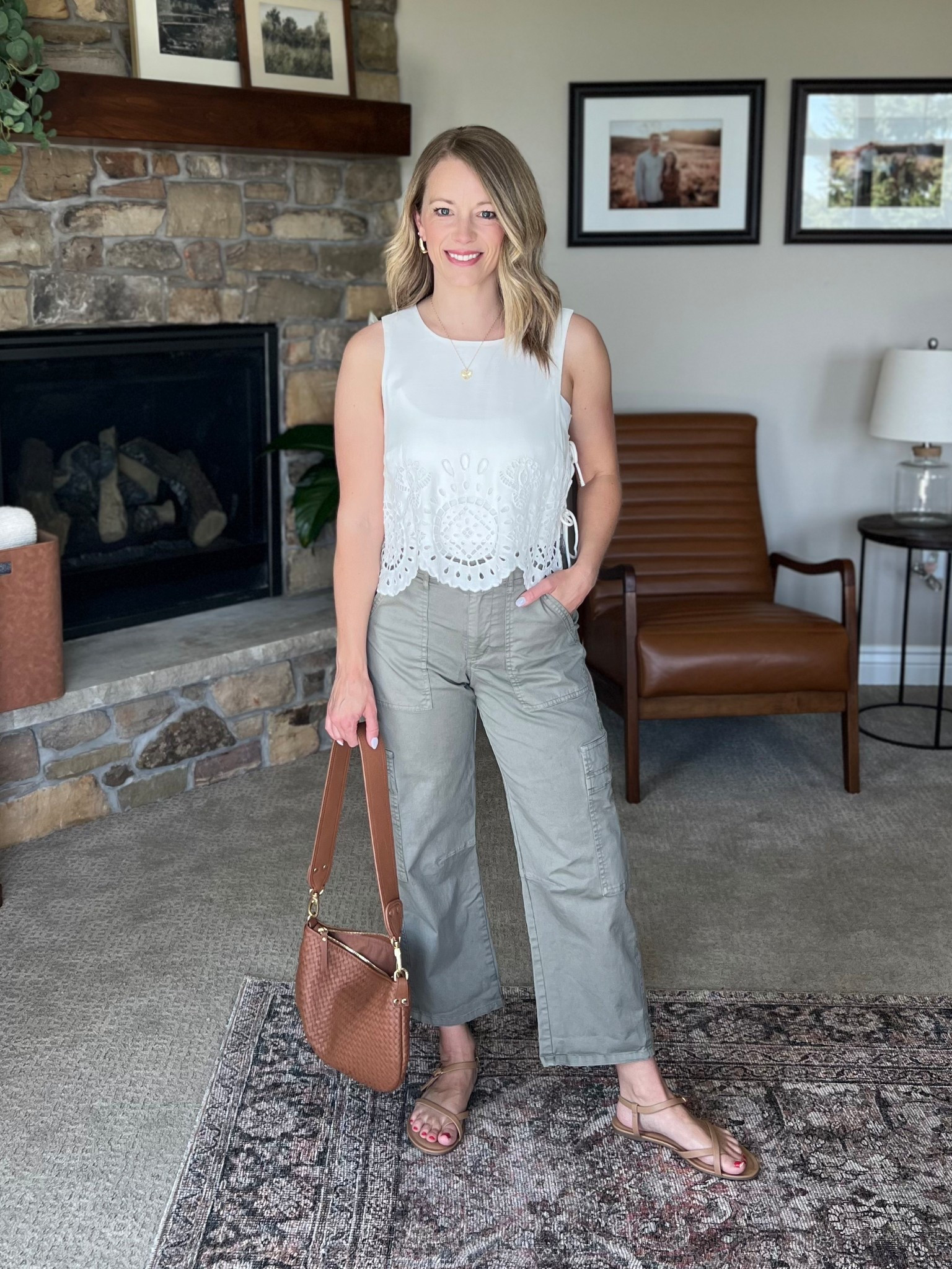 Target 🎯 Tuesday with M! Cute lace top and cargo pants for everyday summer vibes! ☀️💕

#LTKSeasonal #LTKPetite #LTKOver40