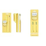 Philips One by Sonicare Battery Toothbrush, Mango, HY1100/02 + Philips One by Sonicare 2pk Brush Hea | Amazon (US)