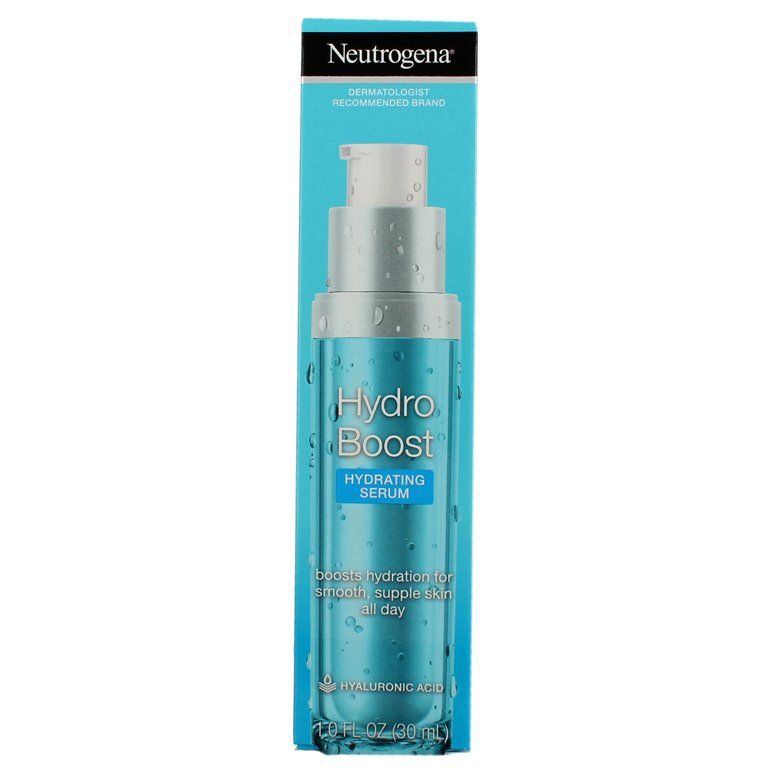 Neutrogena Hydro Boost Hydrating Hyaluronic Acid Face Serum, 1 fl oz - Walmart.com | Walmart (US)
