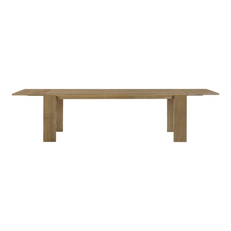 Polly Natural Ash Extendable Rectangular Dining Table | Wayfair North America