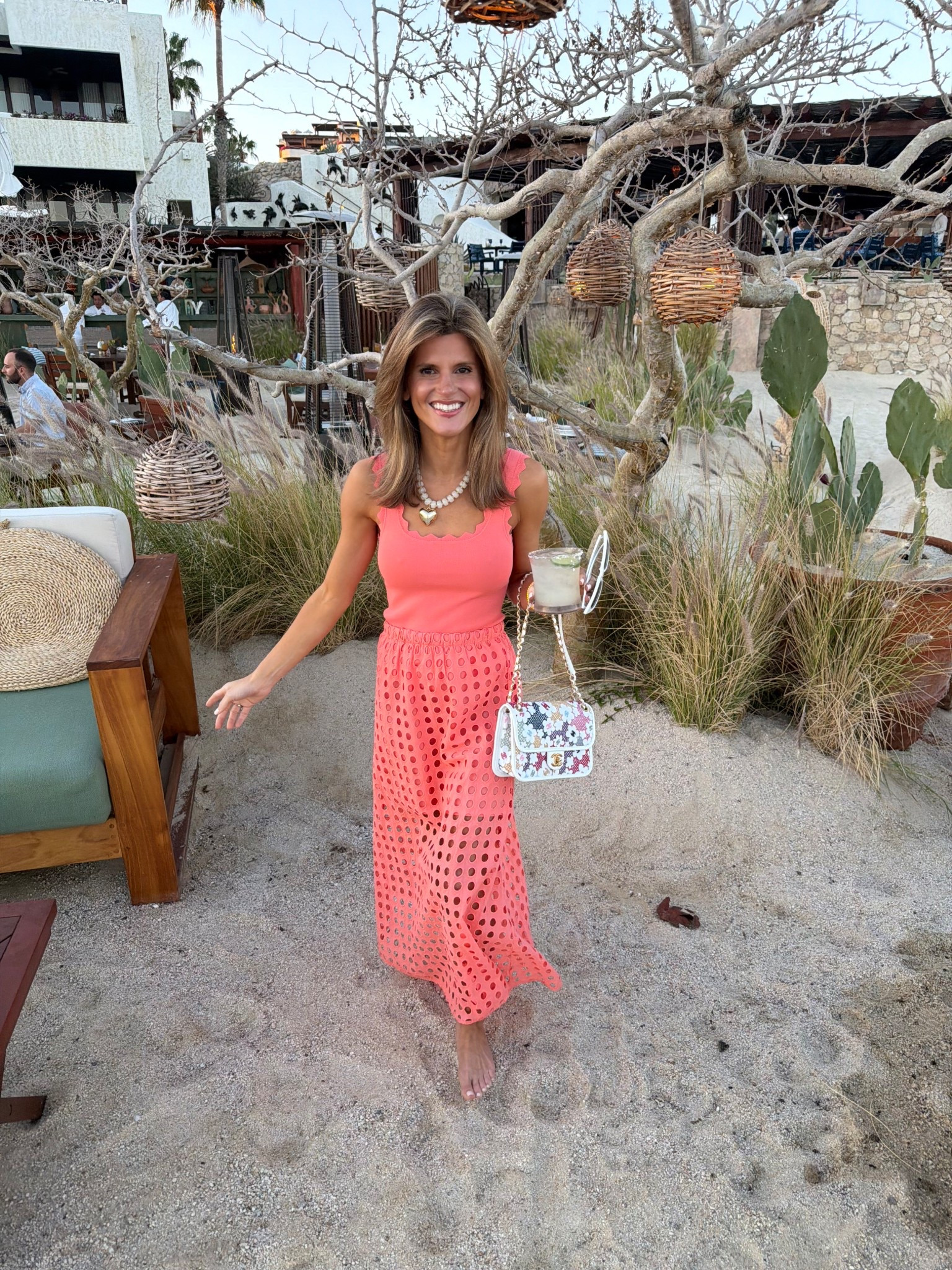 Tuckernuck coral set! Wearing XS 