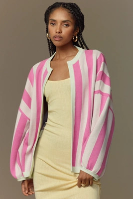 Bel Kazan Open-Front Cardigan Sweater | Anthropologie (US)