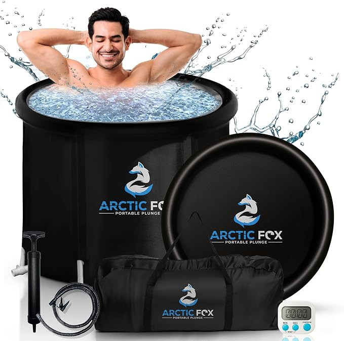 ARCTIC FOX Portable Ice Bath Tub for Athletes: 99 Gallons, Inflatable Cold Plunge Tub with Therma... | Amazon (US)