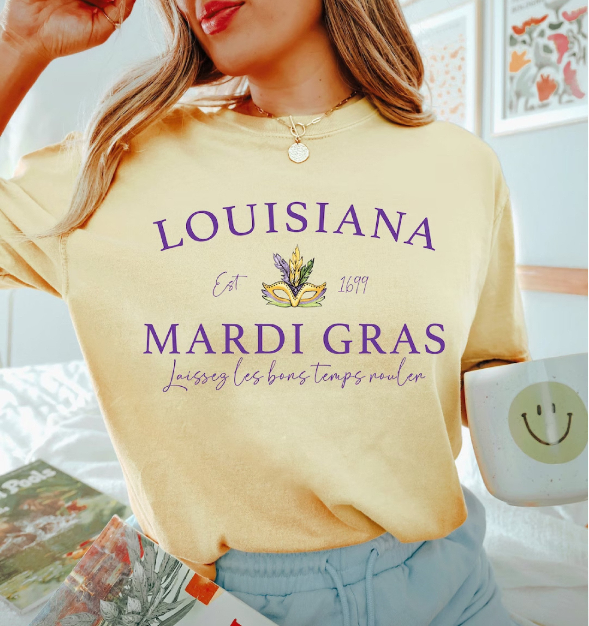 King Cake is in the air 💜💛💚 and so is my Mardi Gras spirit 

This adorable tee is my LTK Best-Seller, hands down and I always get so many compliments when I wear it! Snag you one before parade season is here 


#louisiana #mardigras 

#LTKMostLoved #LTKStyleTip #LTKSeasonal