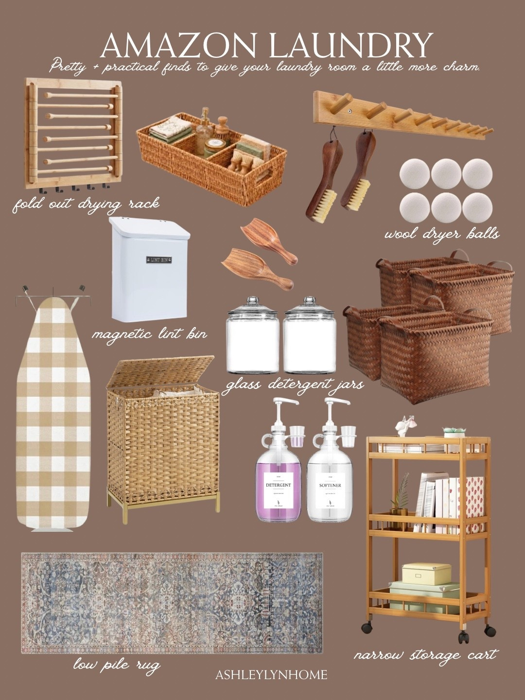 Pretty, practical Amazon finds to give your laundry room a little more charm.

#LTKHome