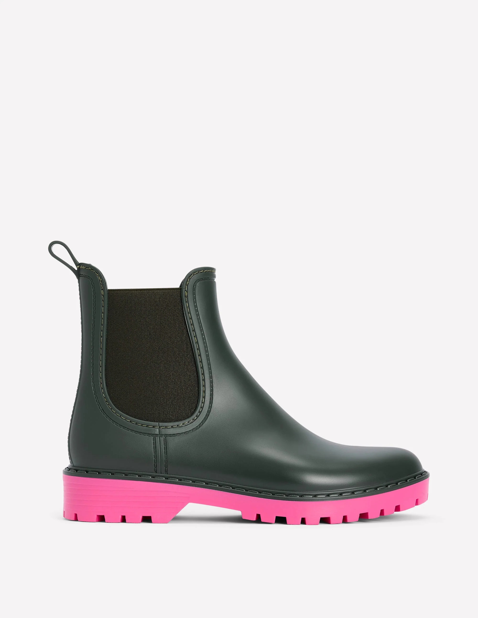 Chelsea Wellie Boots-Woodland Green | Boden UK