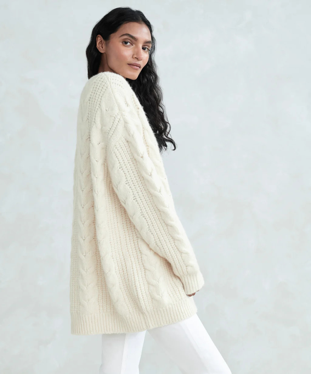 Cable Cocoon Cardigan | Jenni Kayne