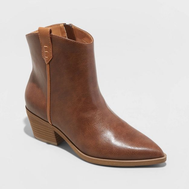 Women&#39;s Marlow Western Boots - Universal Thread&#8482; Brown 7.5 | Target