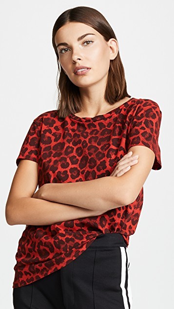 Leopard Crew Neck Tee | Shopbop