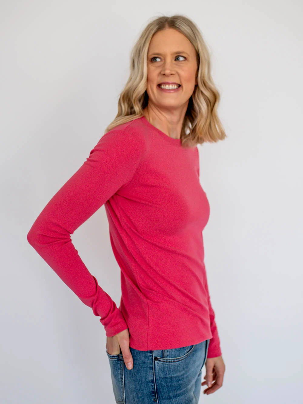 Crème de la Crème Tall Tee - Pink | Amalli Talli
