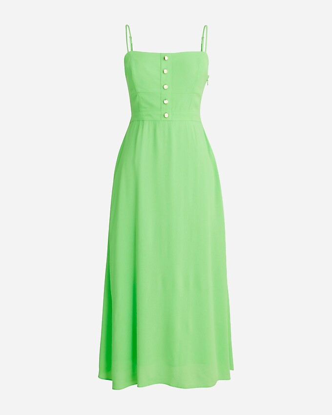 Squareneck A-line midi dress | J. Crew US