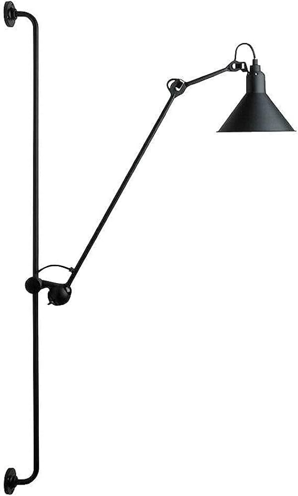 Vintage Industrial Swing Arm Wall Lamp Adjustable Black Rocker Wall Lamp Wall Mounted Reading Lig... | Amazon (US)