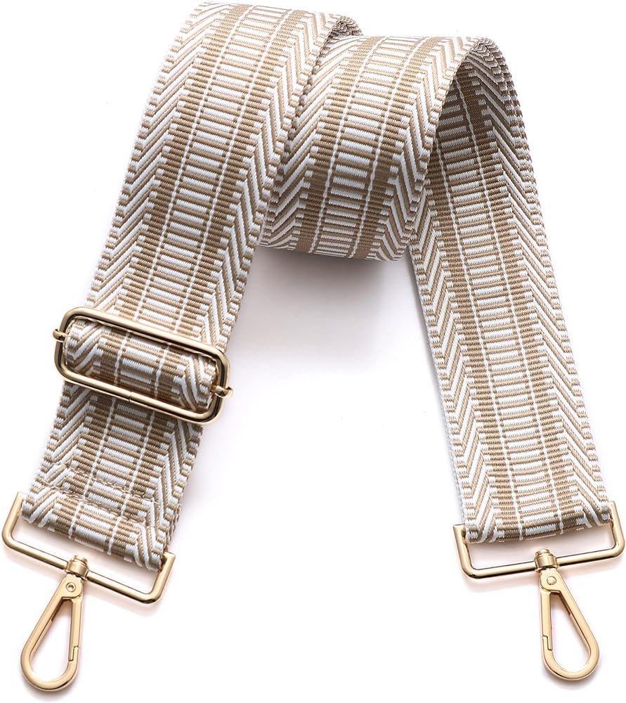 Purse Strap Replacement Crossbody Wide Shoulder Strap Adjustable Canvas Straps Handbag Strap Repl... | Amazon (US)