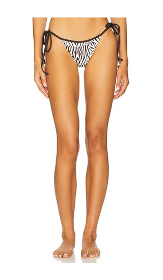 Mackenzie Bikini Bottom in Zebra Print | Revolve Clothing (Global)