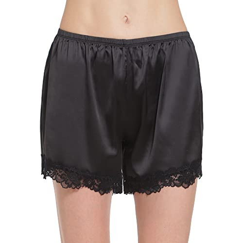 MANCYFIT Culottes for Women Pettipants Slips Satin Bloomers Under Shorts for Dresses Lace Hem 4" ... | Amazon (US)