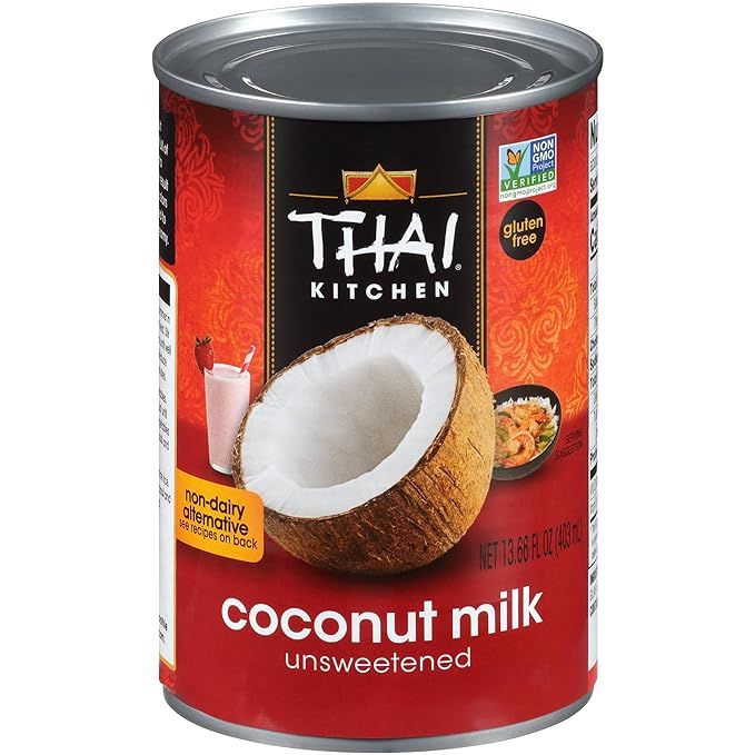 Thai Kitchen Gluten Free Unsweetened Coconut Milk, 13.66 fl oz | Amazon (US)