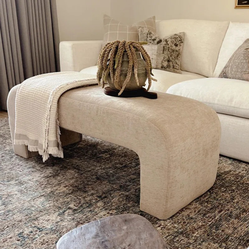 Tanaka Upholstered 47" Bench | Wayfair North America