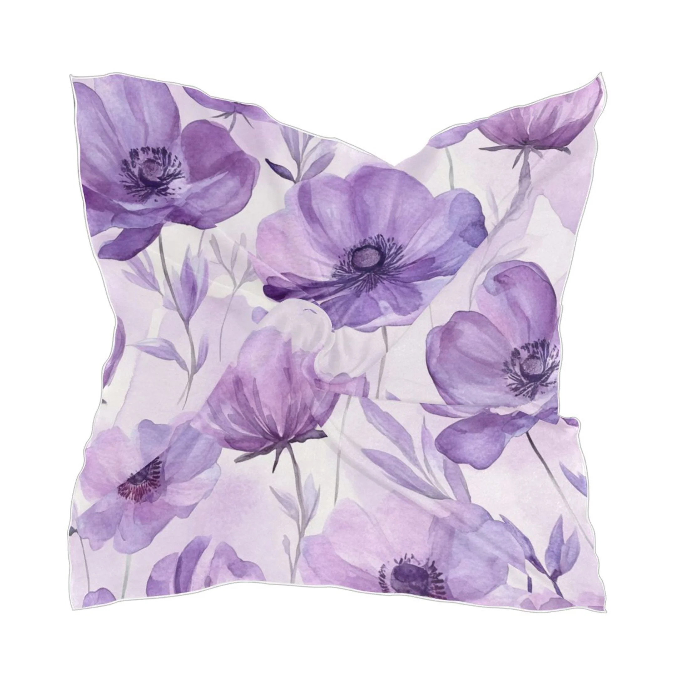 Square Scarf Headscarf Shawl Printed Scarf 23.62×23.62 Inches Fashionable Decorative Scarf Carto... | Walmart (US)