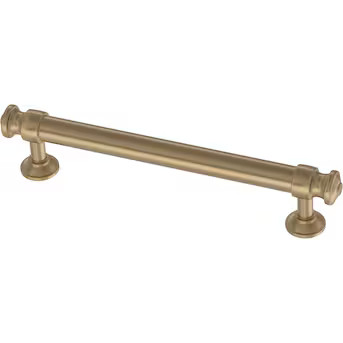 allen + roth Bryn 5-1/16-in , 128mm Center to Center Champagne Bronze Cylindrical Bar Drawer Pull... | Lowe's