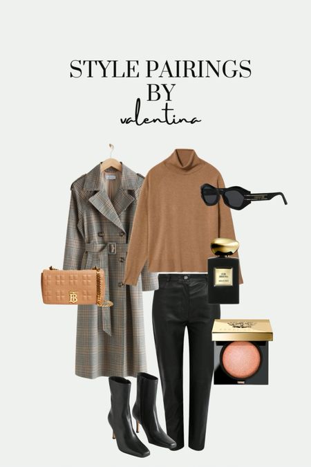 New in,  weekend outfit, new season, fall styles, fall fashion, outfit inspiration, trench coat, Burberry bag, leather boots, Bobbi brown eyeshadow, Dior sunglasses, leather trousers, Armani fragrance 

#LTKSeasonal #LTKstyletip
