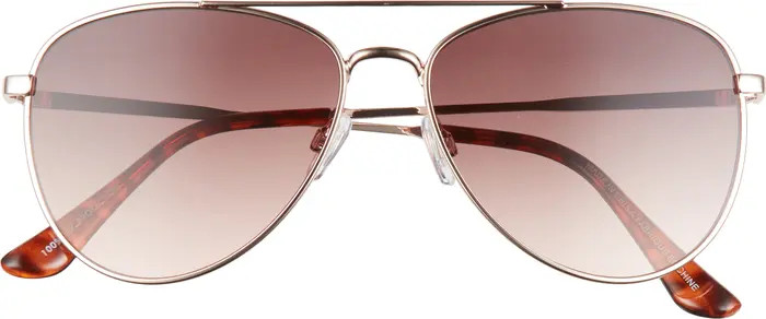 55mm Gradient Aviator Sunglasses | Nordstrom