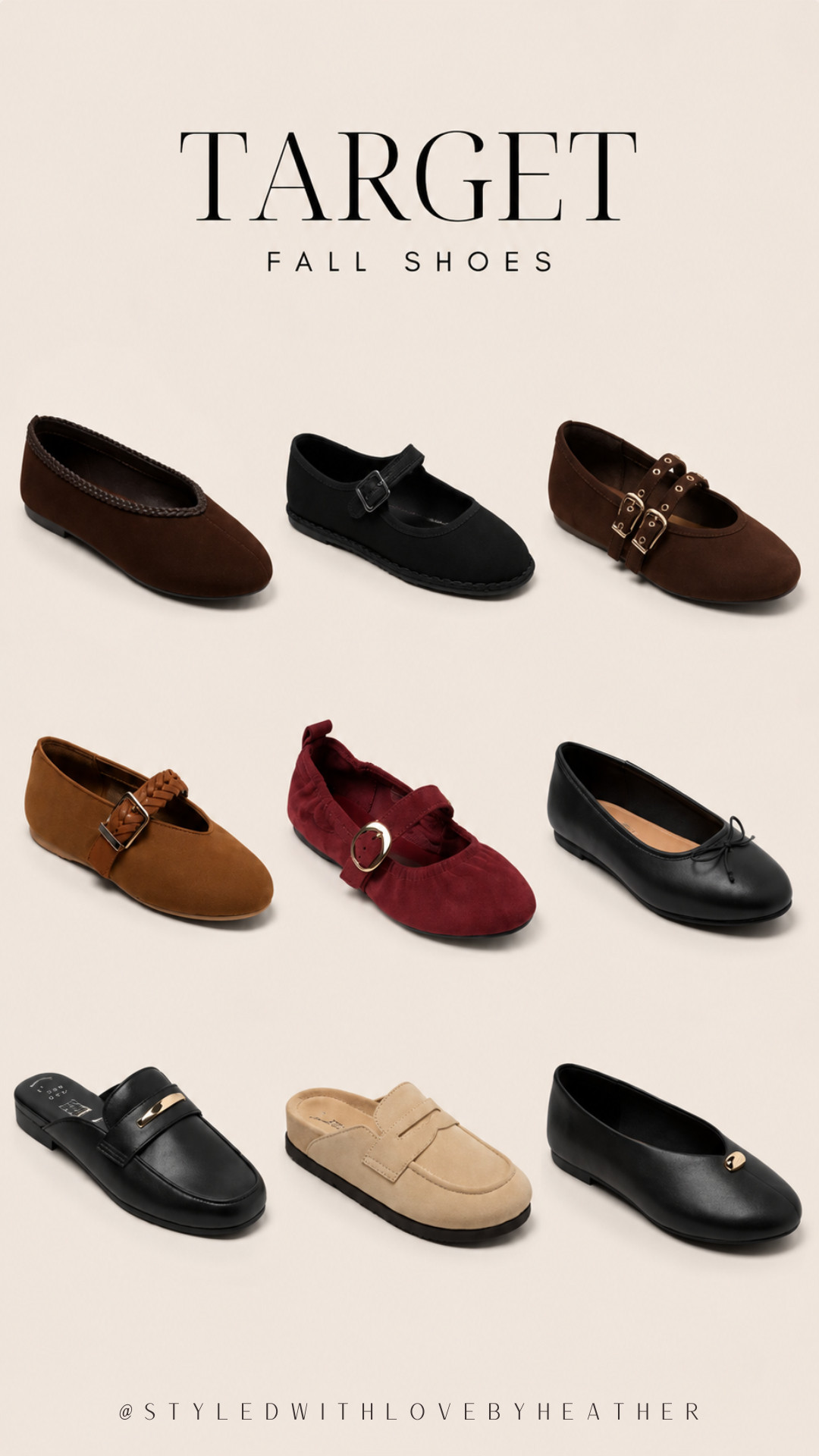 Target’s fall shoe lineup might be their best yet 😍 Ballet flats, Mary Janes, loafers + the prettiest fall colors—all in one place!

#TargetStyle #TargetFinds #TargetFashion 

 