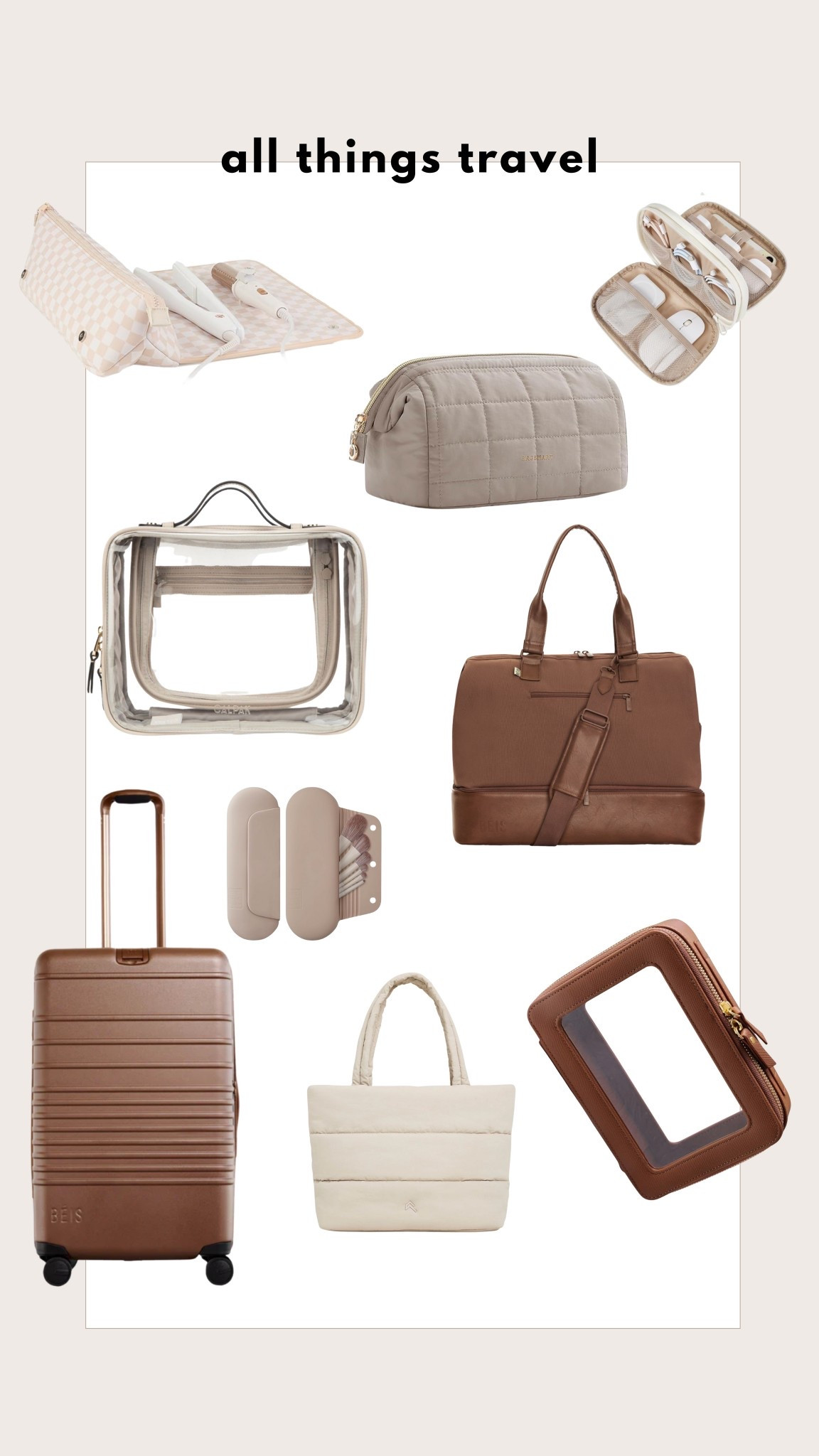 My travel essentials! Organization is everything! 

#LTKFindsUnder50 #LTKdayinmylife #LTKTravel