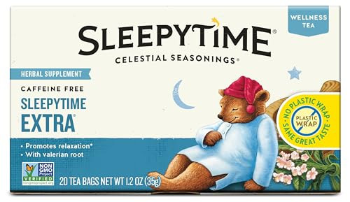 Celestial Seasonings Sleepytime Extra Herbal Tea, 20 Tea Bags Box | Amazon (US)
