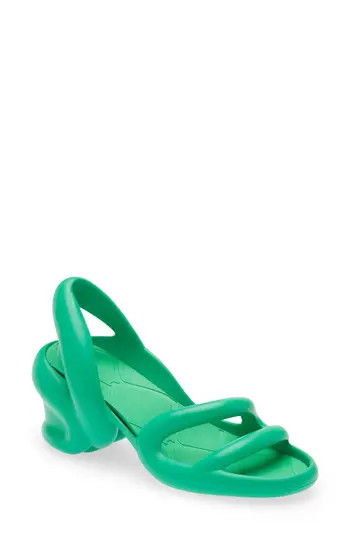Camper Kobarah Slingback Sandal in Bright Gre at Nordstrom Rack, Size 39 | Nordstrom Rack