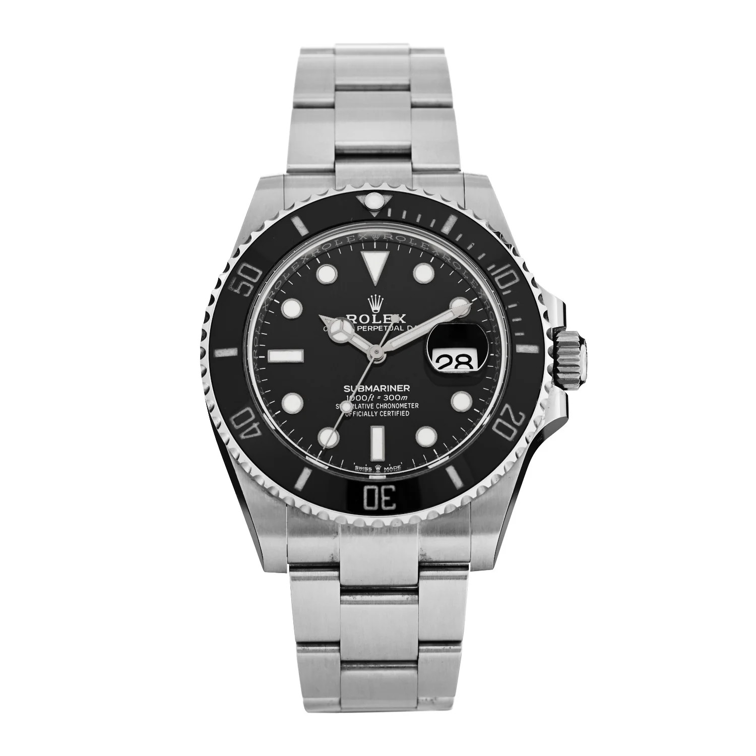Rolex Stainless Steel 41mm Oyster Perpetual Submariner Date Watch Black 126610LN 1937795 | FASHIONPHILE (US)