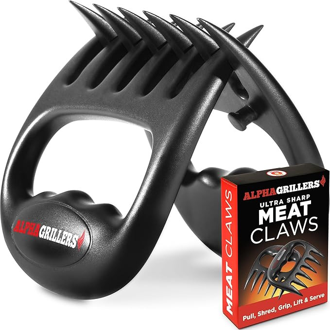 Alpha Grillers Meat Shredder Claws - BBQ Smoker Accessories - Pulled Pork Tool - White Elephant G... | Amazon (US)
