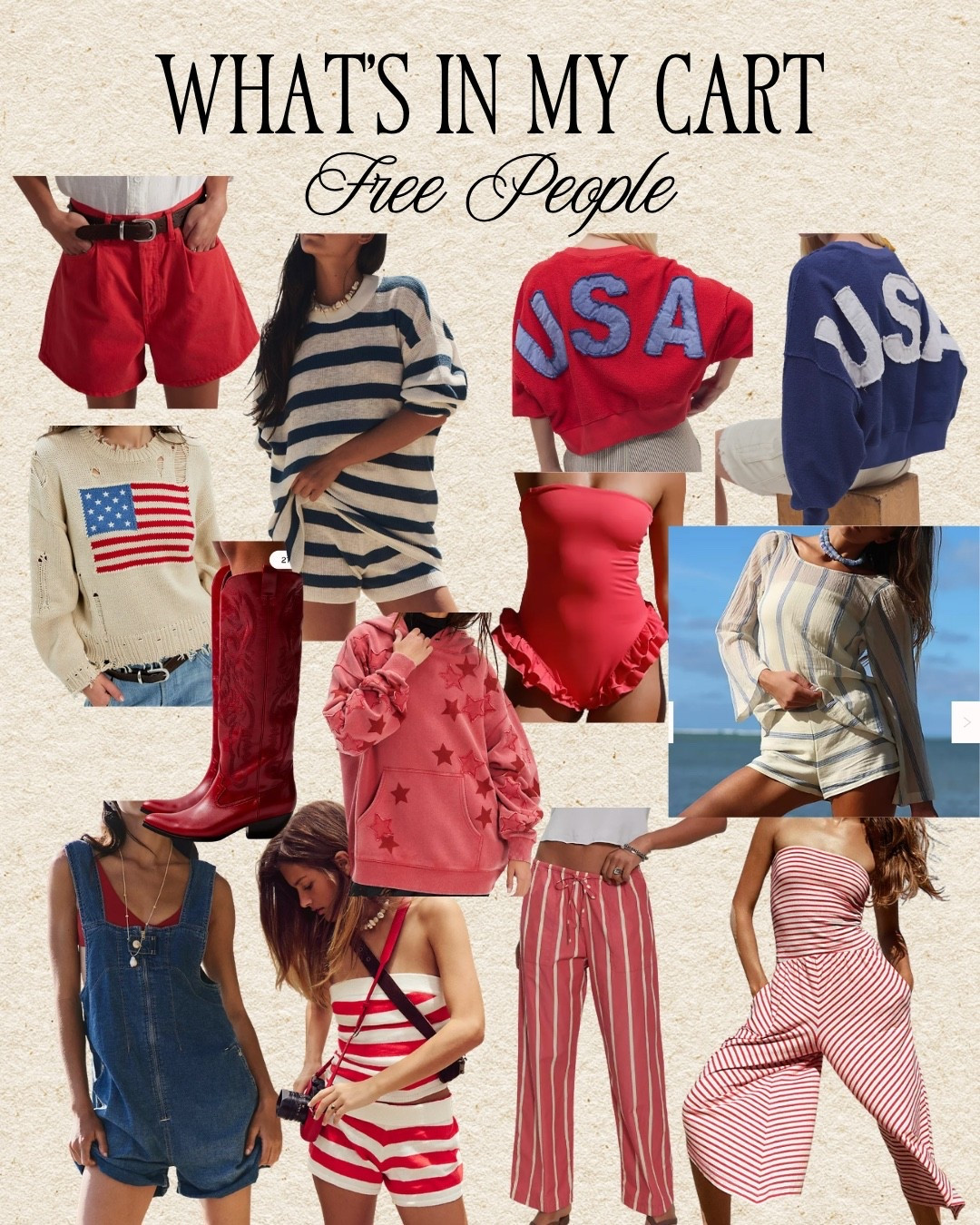 The 4th of July is right around the corner, don’t miss your chance to snag the cutest outfit from Free People!!! Their Americana collection for this season is too good.